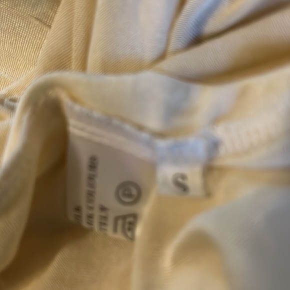 100% Genuine Silk Machine Washable Cream Long Sleeve Two Piece Pajama Set - Picture 10 of 16